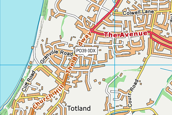 PO39 0DX map - OS VectorMap District (Ordnance Survey) PO39 0DX map - OS VectorMap District (Ordnance Survey)