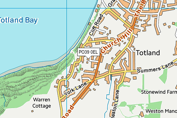 PO39 0EL map - OS VectorMap District (Ordnance Survey) PO39 0EL map - OS VectorMap District (Ordnance Survey)