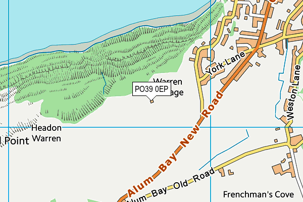 PO39 0EP map - OS VectorMap District (Ordnance Survey) PO39 0EP map - OS VectorMap District (Ordnance Survey)