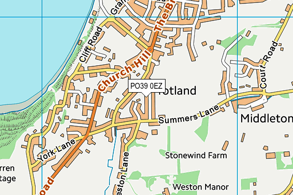 PO39 0EZ map - OS VectorMap District (Ordnance Survey) PO39 0EZ map - OS VectorMap District (Ordnance Survey)