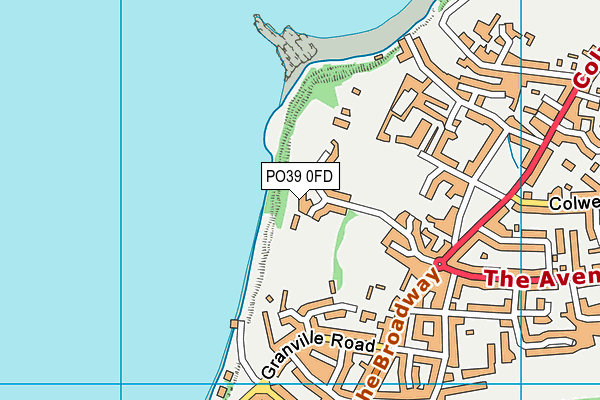 PO39 0FD map - OS VectorMap District (Ordnance Survey) PO39 0FD map - OS VectorMap District (Ordnance Survey)