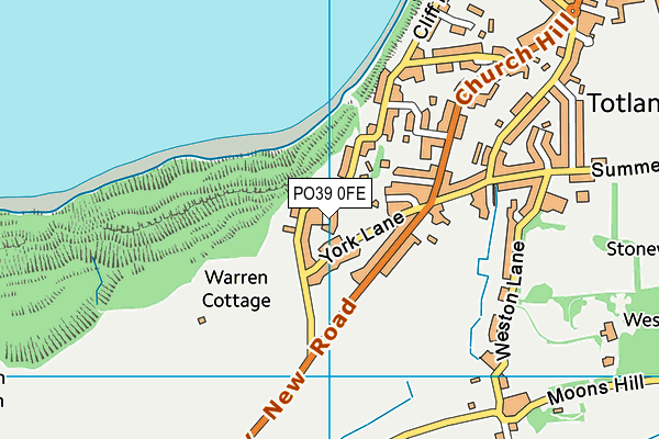 PO39 0FE map - OS VectorMap District (Ordnance Survey) PO39 0FE map - OS VectorMap District (Ordnance Survey)