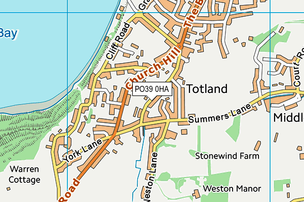 PO39 0HA map - OS VectorMap District (Ordnance Survey) PO39 0HA map - OS VectorMap District (Ordnance Survey)