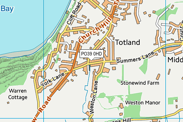 PO39 0HD map - OS VectorMap District (Ordnance Survey) PO39 0HD map - OS VectorMap District (Ordnance Survey)