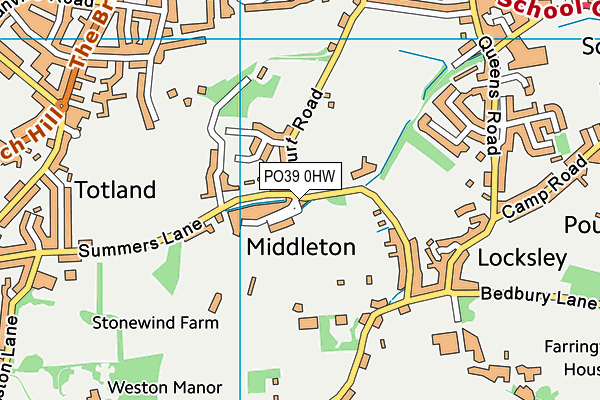 PO39 0HW map - OS VectorMap District (Ordnance Survey) PO39 0HW map - OS VectorMap District (Ordnance Survey)