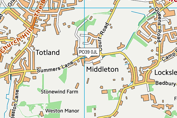 PO39 0JL map - OS VectorMap District (Ordnance Survey) PO39 0JL map - OS VectorMap District (Ordnance Survey)