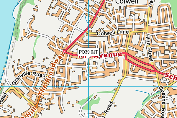 PO39 0JT map - OS VectorMap District (Ordnance Survey) PO39 0JT map - OS VectorMap District (Ordnance Survey)