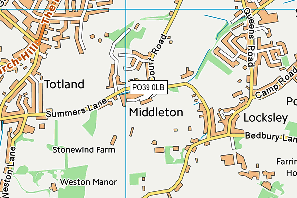 PO39 0LB map - OS VectorMap District (Ordnance Survey) PO39 0LB map - OS VectorMap District (Ordnance Survey)