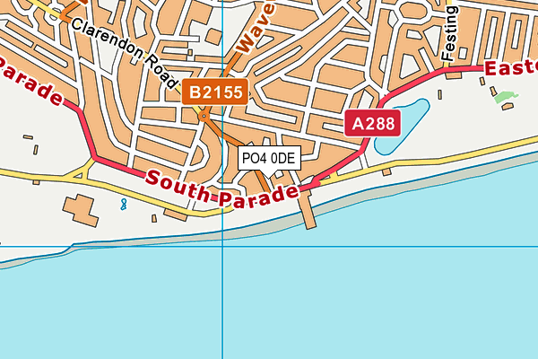 PO4 0DE map - OS VectorMap District (Ordnance Survey) PO4 0DE map - OS VectorMap District (Ordnance Survey)