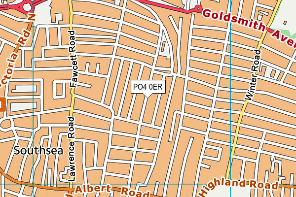 PO4 0ER map - OS VectorMap District (Ordnance Survey) PO4 0ER map - OS VectorMap District (Ordnance Survey)