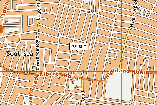 PO4 0HY map - OS VectorMap District (Ordnance Survey) PO4 0HY map - OS VectorMap District (Ordnance Survey)