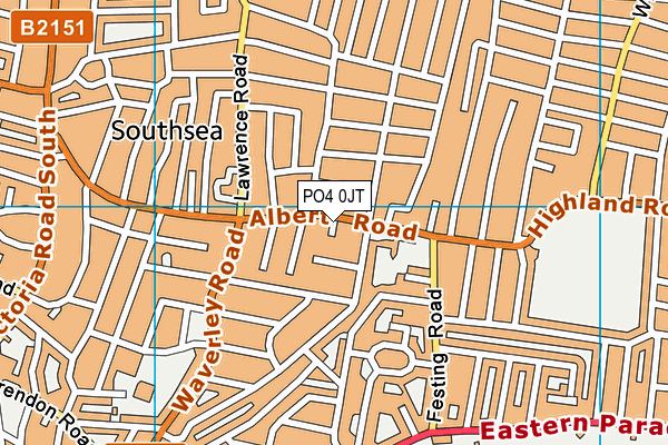 PO4 0JT map - OS VectorMap District (Ordnance Survey) PO4 0JT map - OS VectorMap District (Ordnance Survey)
