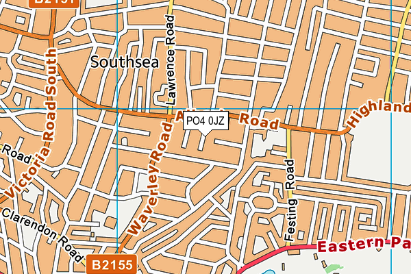 PO4 0JZ map - OS VectorMap District (Ordnance Survey) PO4 0JZ map - OS VectorMap District (Ordnance Survey)