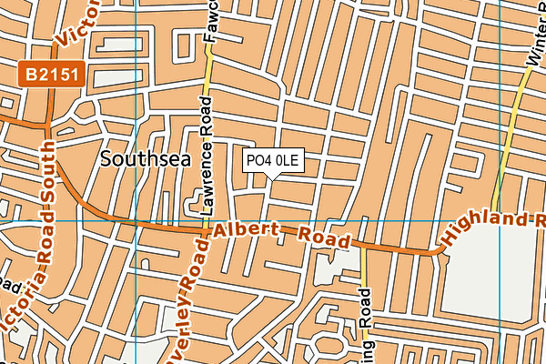 PO4 0LE map - OS VectorMap District (Ordnance Survey) PO4 0LE map - OS VectorMap District (Ordnance Survey)