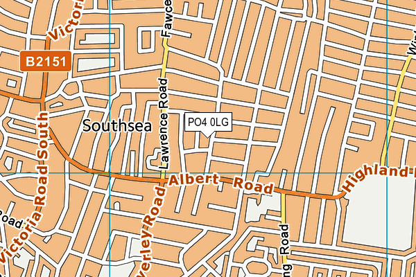 PO4 0LG map - OS VectorMap District (Ordnance Survey) PO4 0LG map - OS VectorMap District (Ordnance Survey)