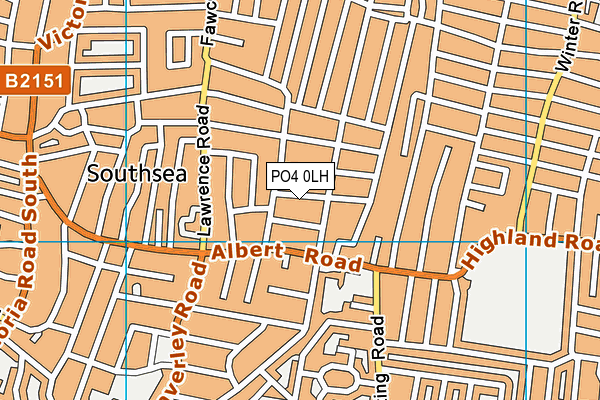 PO4 0LH map - OS VectorMap District (Ordnance Survey) PO4 0LH map - OS VectorMap District (Ordnance Survey)