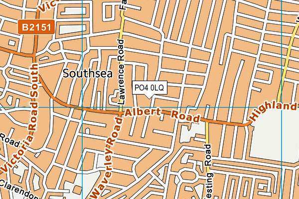 PO4 0LQ map - OS VectorMap District (Ordnance Survey) PO4 0LQ map - OS VectorMap District (Ordnance Survey)