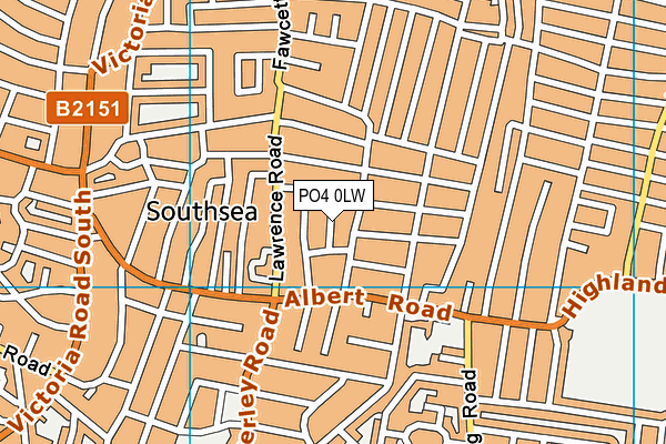PO4 0LW map - OS VectorMap District (Ordnance Survey) PO4 0LW map - OS VectorMap District (Ordnance Survey)