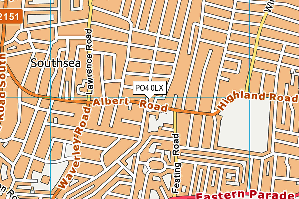PO4 0LX map - OS VectorMap District (Ordnance Survey) PO4 0LX map - OS VectorMap District (Ordnance Survey)