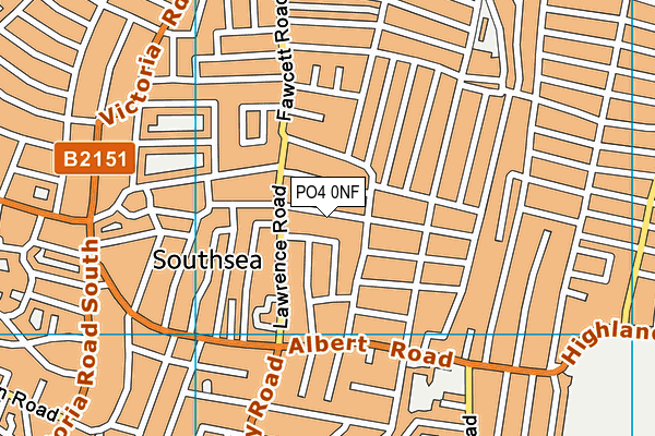 PO4 0NF map - OS VectorMap District (Ordnance Survey) PO4 0NF map - OS VectorMap District (Ordnance Survey)