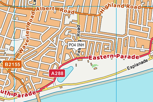 PO4 0NH map - OS VectorMap District (Ordnance Survey) PO4 0NH map - OS VectorMap District (Ordnance Survey)