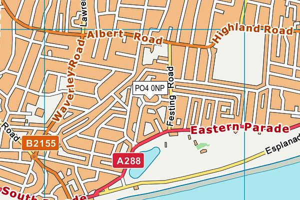 PO4 0NP map - OS VectorMap District (Ordnance Survey) PO4 0NP map - OS VectorMap District (Ordnance Survey)
