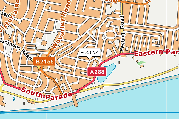 PO4 0NZ map - OS VectorMap District (Ordnance Survey) PO4 0NZ map - OS VectorMap District (Ordnance Survey)