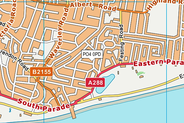 PO4 0PD map - OS VectorMap District (Ordnance Survey) PO4 0PD map - OS VectorMap District (Ordnance Survey)