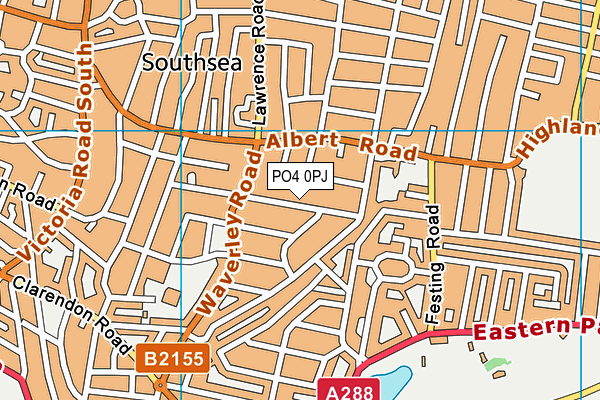 PO4 0PJ map - OS VectorMap District (Ordnance Survey) PO4 0PJ map - OS VectorMap District (Ordnance Survey)