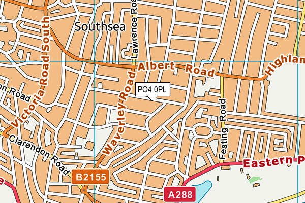 PO4 0PL map - OS VectorMap District (Ordnance Survey) PO4 0PL map - OS VectorMap District (Ordnance Survey)