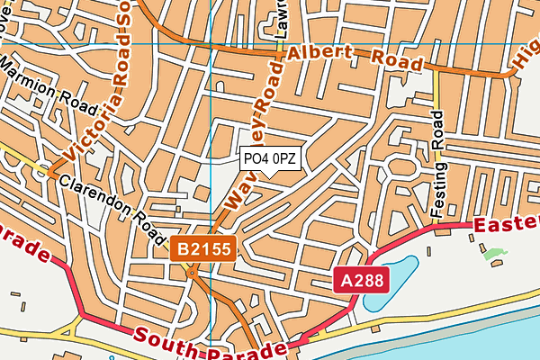PO4 0PZ map - OS VectorMap District (Ordnance Survey) PO4 0PZ map - OS VectorMap District (Ordnance Survey)