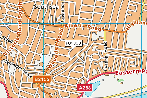 PO4 0QD map - OS VectorMap District (Ordnance Survey) PO4 0QD map - OS VectorMap District (Ordnance Survey)