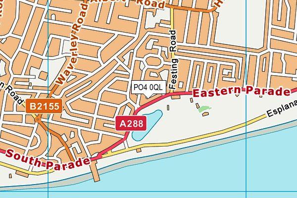 PO4 0QL map - OS VectorMap District (Ordnance Survey) PO4 0QL map - OS VectorMap District (Ordnance Survey)