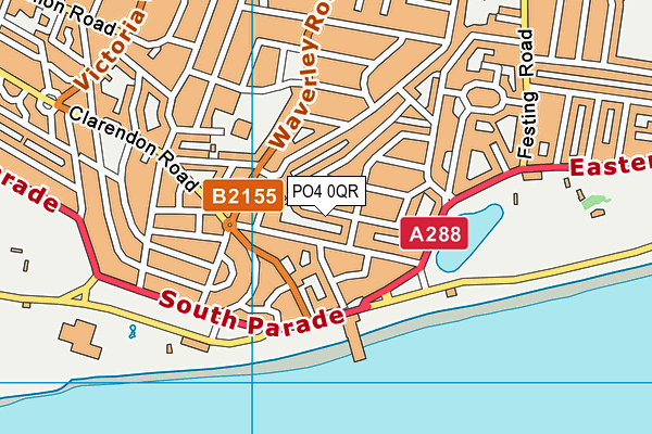 PO4 0QR map - OS VectorMap District (Ordnance Survey) PO4 0QR map - OS VectorMap District (Ordnance Survey)