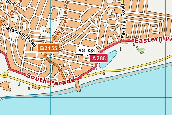 PO4 0QS map - OS VectorMap District (Ordnance Survey) PO4 0QS map - OS VectorMap District (Ordnance Survey)