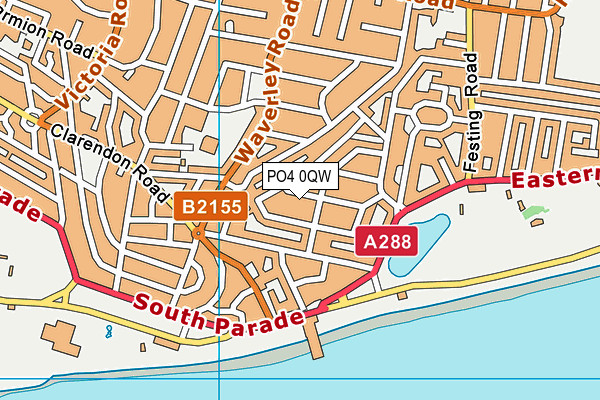 PO4 0QW map - OS VectorMap District (Ordnance Survey) PO4 0QW map - OS VectorMap District (Ordnance Survey)