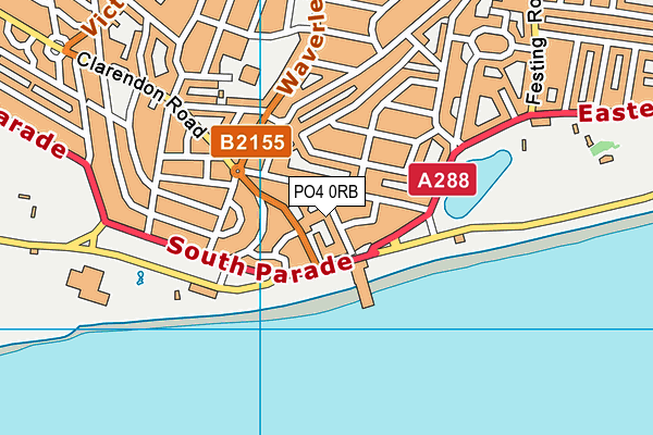 PO4 0RB map - OS VectorMap District (Ordnance Survey) PO4 0RB map - OS VectorMap District (Ordnance Survey)