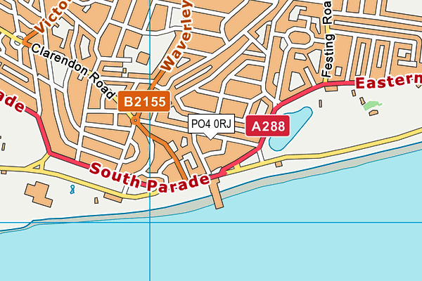 PO4 0RJ map - OS VectorMap District (Ordnance Survey) PO4 0RJ map - OS VectorMap District (Ordnance Survey)