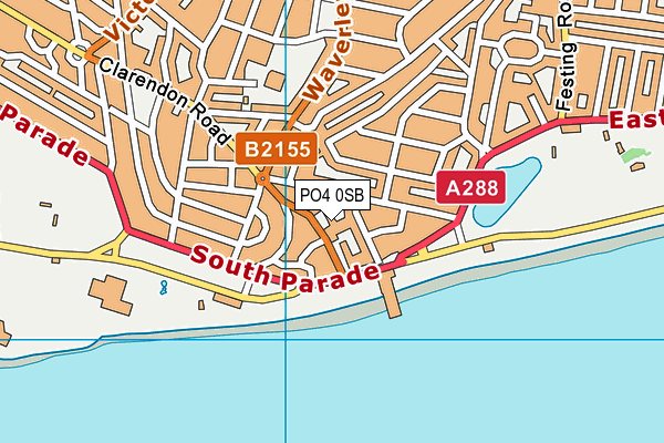 PO4 0SB map - OS VectorMap District (Ordnance Survey) PO4 0SB map - OS VectorMap District (Ordnance Survey)