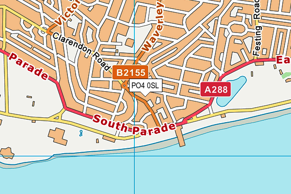 PO4 0SL map - OS VectorMap District (Ordnance Survey) PO4 0SL map - OS VectorMap District (Ordnance Survey)