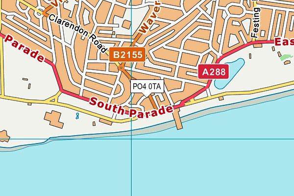 PO4 0TA map - OS VectorMap District (Ordnance Survey) PO4 0TA map - OS VectorMap District (Ordnance Survey)