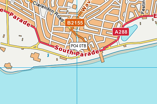 PO4 0TB map - OS VectorMap District (Ordnance Survey) PO4 0TB map - OS VectorMap District (Ordnance Survey)