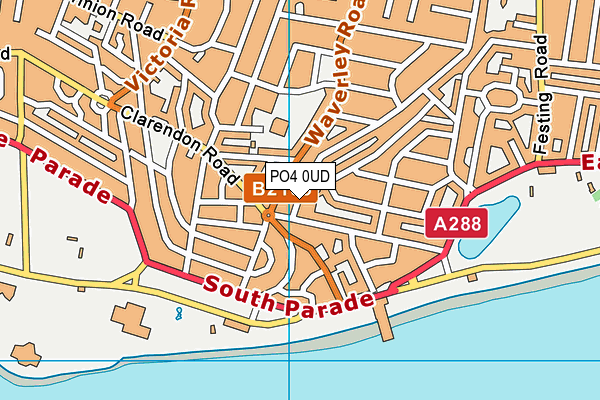PO4 0UD map - OS VectorMap District (Ordnance Survey) PO4 0UD map - OS VectorMap District (Ordnance Survey)