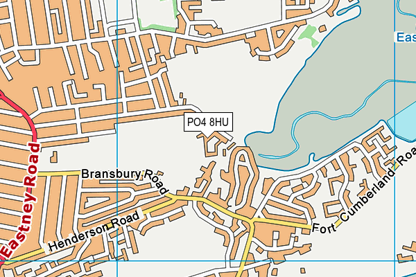 PO4 8HU map - OS VectorMap District (Ordnance Survey) PO4 8HU map - OS VectorMap District (Ordnance Survey)
