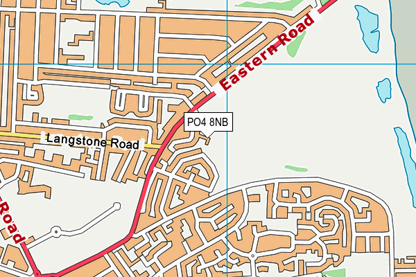 PO4 8NB map - OS VectorMap District (Ordnance Survey) PO4 8NB map - OS VectorMap District (Ordnance Survey)