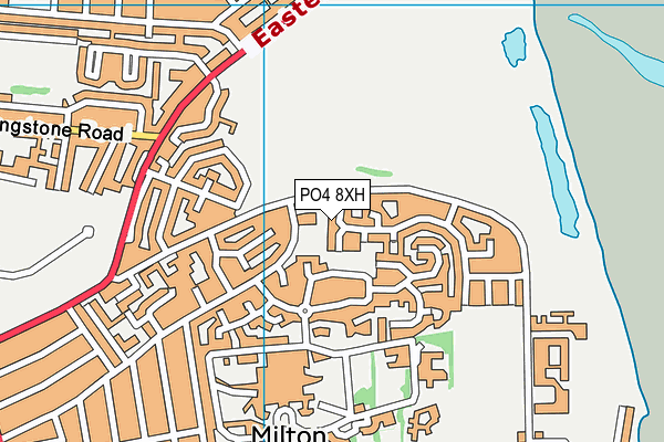 PO4 8XH map - OS VectorMap District (Ordnance Survey) PO4 8XH map - OS VectorMap District (Ordnance Survey)