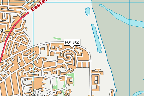PO4 8XZ map - OS VectorMap District (Ordnance Survey) PO4 8XZ map - OS VectorMap District (Ordnance Survey)