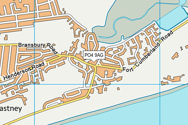PO4 9AG map - OS VectorMap District (Ordnance Survey) PO4 9AG map - OS VectorMap District (Ordnance Survey)