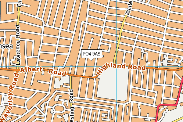 PO4 9AS map - OS VectorMap District (Ordnance Survey) PO4 9AS map - OS VectorMap District (Ordnance Survey)