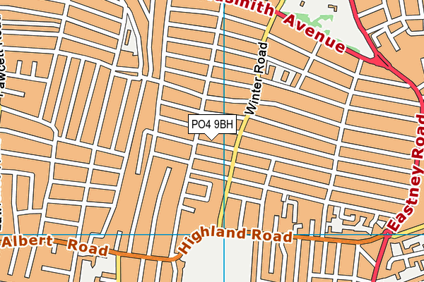 PO4 9BH map - OS VectorMap District (Ordnance Survey) PO4 9BH map - OS VectorMap District (Ordnance Survey)